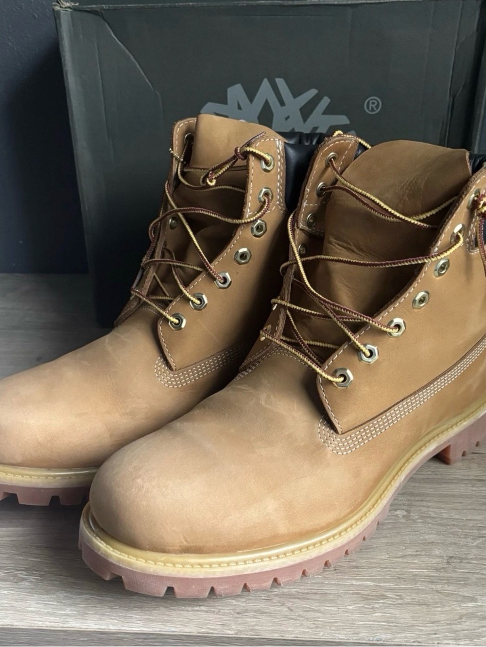 Timberland Tan Leather Premium Boots EX Size 13 M Primaloft 400 Gram Retro